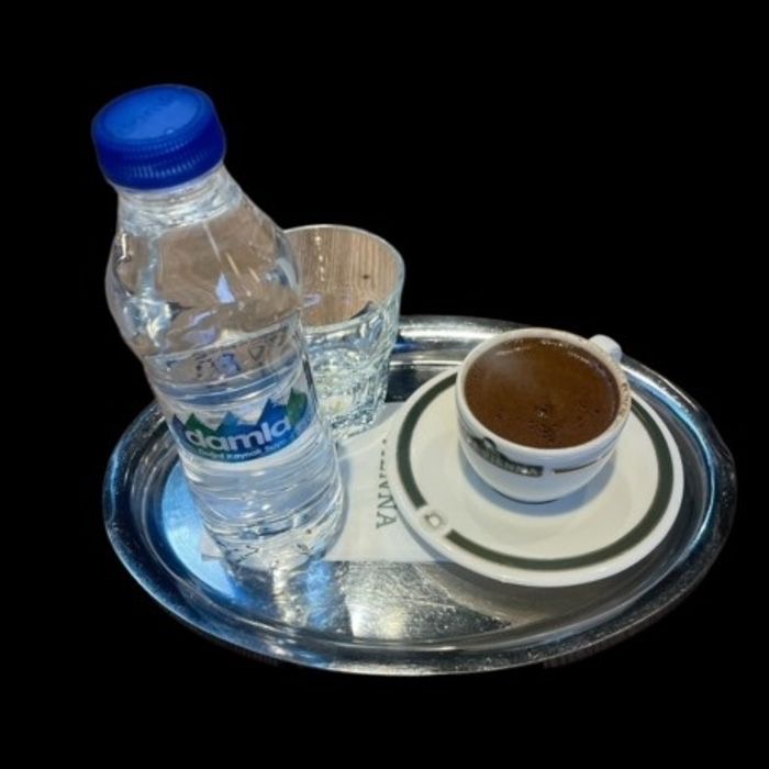 Damla Sakızlı Double Türk Kahvesi – Pet Şişe Su ile